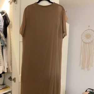 Zara Brown T-shirt dress